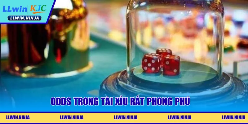Odds trong tài xỉu rất phong phú
