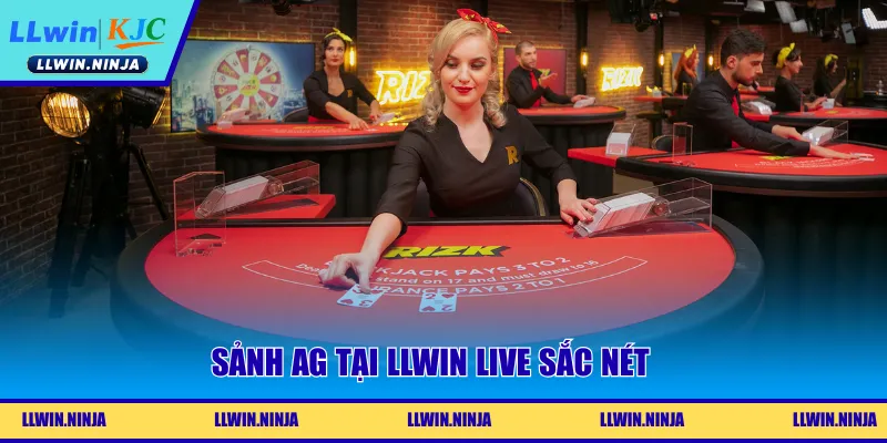 Sảnh AG tại LLwin live sắc nét